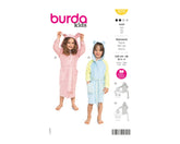 Schnittmuster burda kids - Bademantel 9219